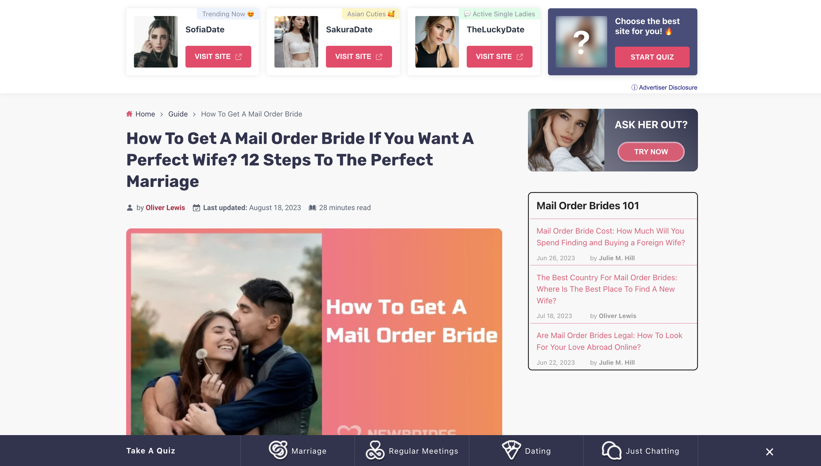 How to Get Mail Order Bride?